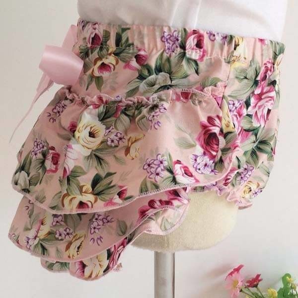 Ruffled Baby Bloomers and Headband Outfit Set