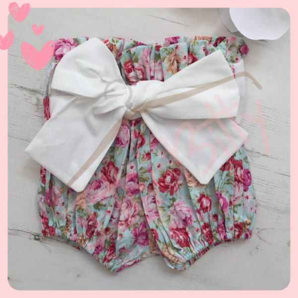 3 Piece Set vintage floral Set Shorts