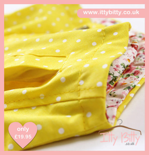 Itty Bitty Yellow Summer Jacket Inside