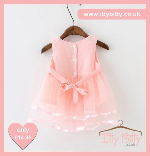 Itty Bitty Pink Double Rose Dress