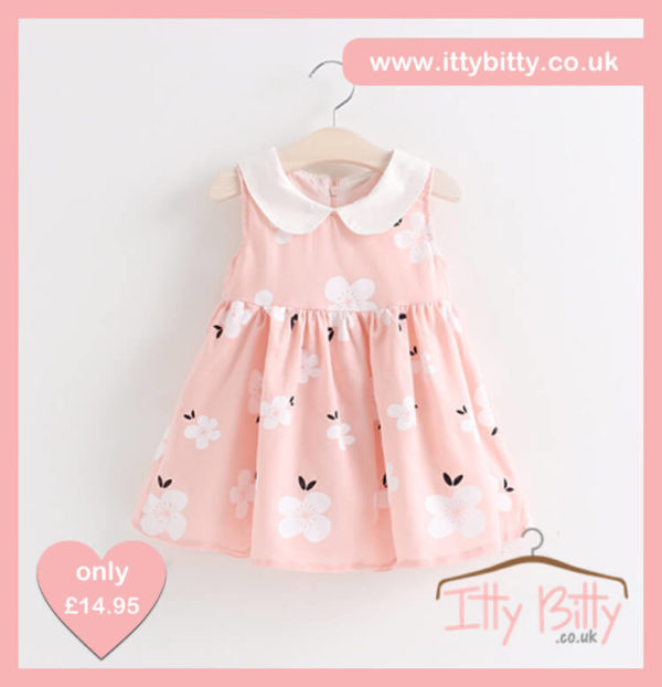 Itty Bitty Pink Lei Flower Dress