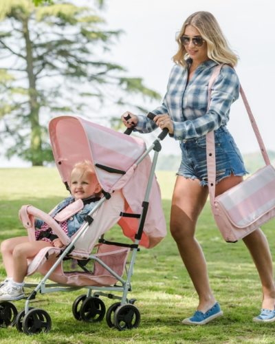 Billie Faiers MB01 Pink Stripe Stroller