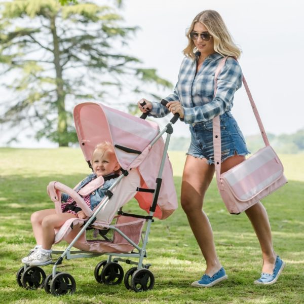 Billie Faiers MB01 Pink Stripe Stroller