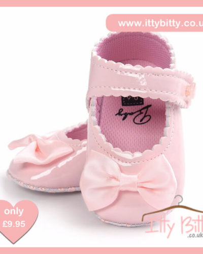 Itty Bitty Soft Sole Baby Girl First Walkers Shoes