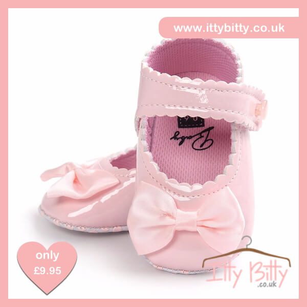 Itty Bitty Soft Sole Baby Girl First Walkers Shoes