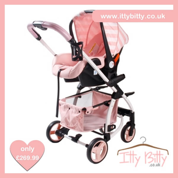 My babiie pink stripe stroller hotsell