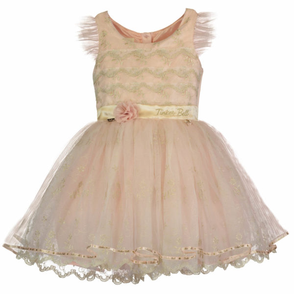 Disney Boutique Tinker Bell peach nets vintage lace Dress