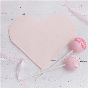 Itty Bitty Party Princess Perfection Heart Shaped Paper Napkins - 20pk