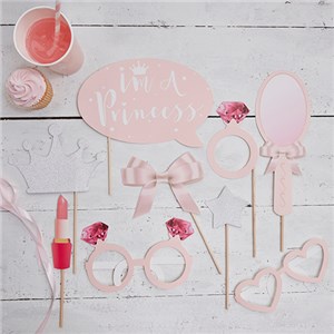 Itty Bitty Party Princess Perfection Photo Booth Props