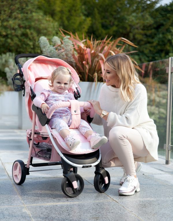 Billie Faiers MB30 Pink Stripes Pushchair