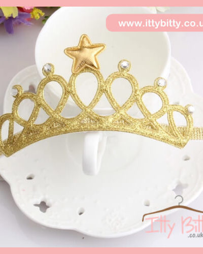 Gold Princess Tiara Headband