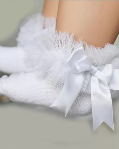 Itty Bitty White Tutu Socks