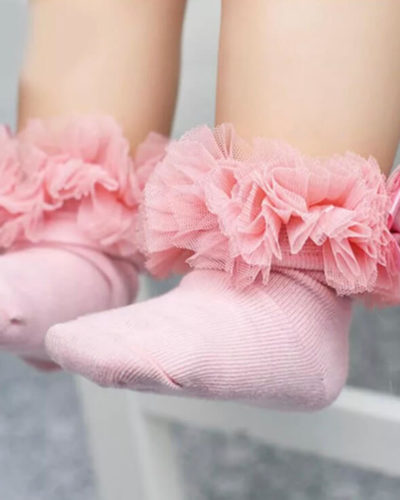 Itty Bitty Pink Tutu Socks