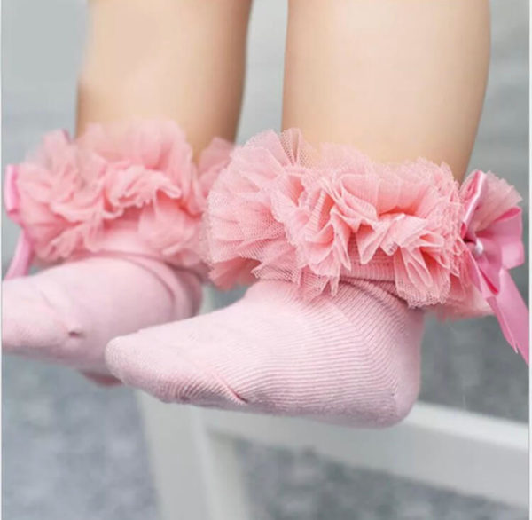 Itty Bitty Pink Tutu Socks