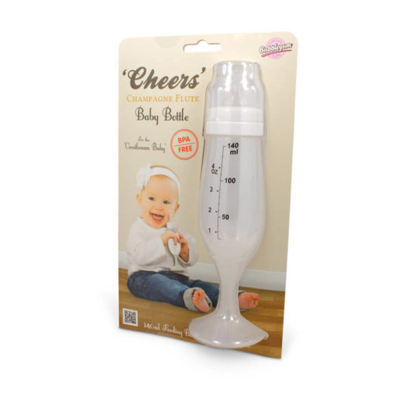 Cheers Champagne Flute Baby Bottle