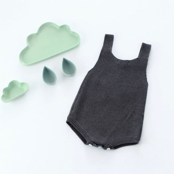 Itty Bitty Knitted Star Romper - Image 2