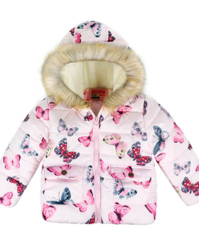 Itty Bitty Pink Butterfly Coat