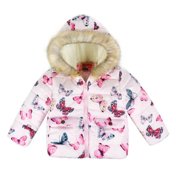 Itty Bitty Pink Butterfly Coat