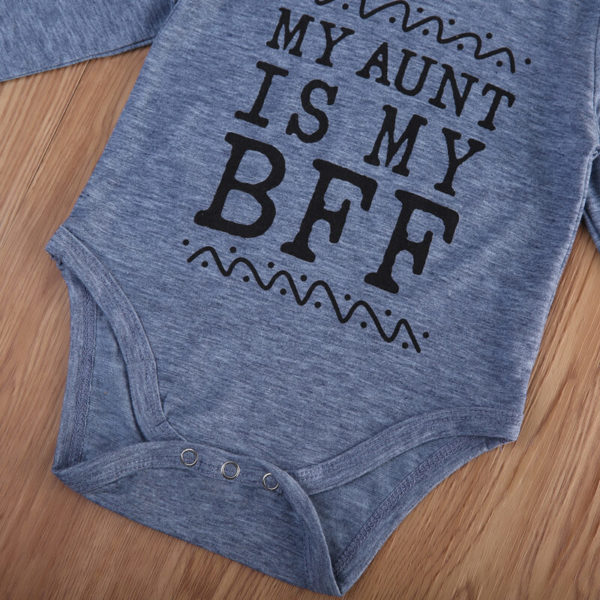 Itty Bitty My Aunt is my BFF Romper