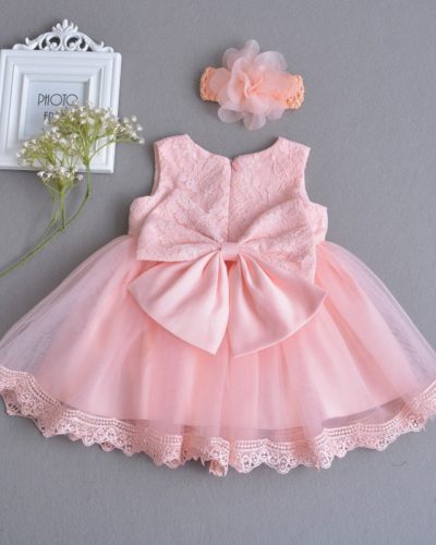 Pink Princess Bow Dress