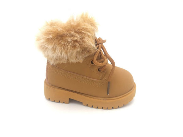 Itty Bitty Camel Winter fur boot