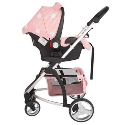 My Babiie Pink Stars MB200+ Travel System