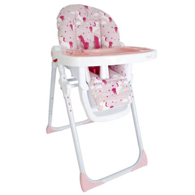 Katie Piper MBHC8UN Pink Unicorns Premium Highchair