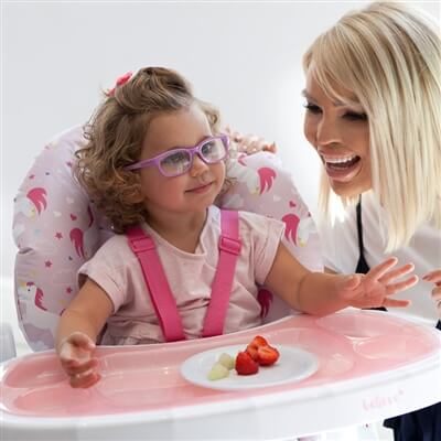 Katie Piper MBHC8UN Pink Unicorns Premium Highchair