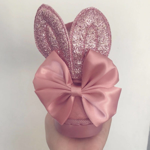 Itty Bitty Pink Bunny Bow Snuggle Boots
