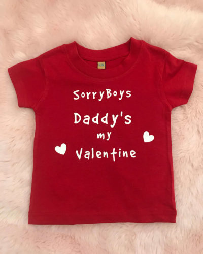 Itty Bitty Sorry Boys Valentine T Shirt