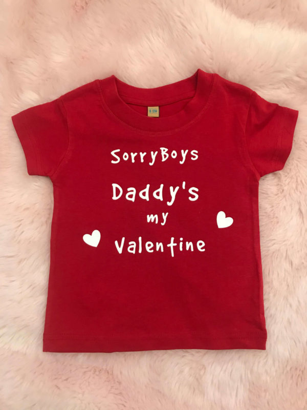 Itty Bitty Sorry Boys Valentine T Shirt