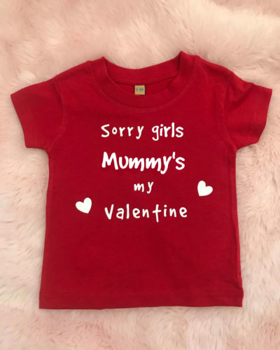Itty Bitty Sorry Girls Valentine T Shirt