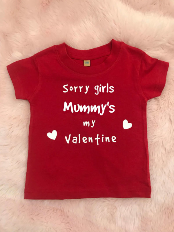Itty Bitty Sorry Girls Valentine T Shirt