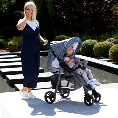 My Babiie Katie Piper Believe MB30 Grey Triangles Pushchair