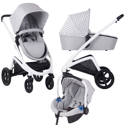 grey pushchair travel system