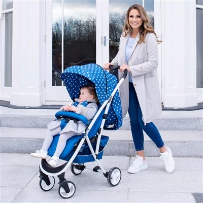 My Babiie Dreamiie by Samantha Faiers MBX6 Navy Flamingo Pushchair Stroller