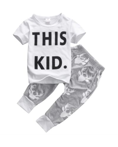 Itty Bitty 'This Kid' T-shirt and Pant Set (1-5 years)