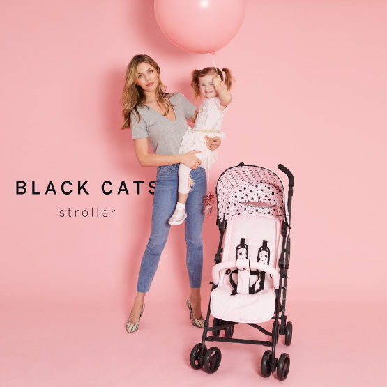Abbey Clancy Catwalk Collection MB02 Black Cats Stroller