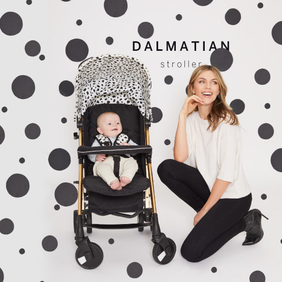 Abbey Clancy Catwalk Collection MB51 Gold Dalmatian Stroller