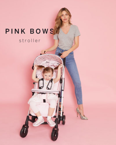 Abbey Clancy Catwalk Collection MB51 Pink Bows Stroller