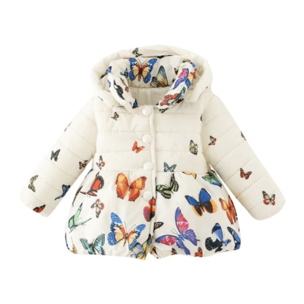 Itty Bitty Butterfly Print Coat