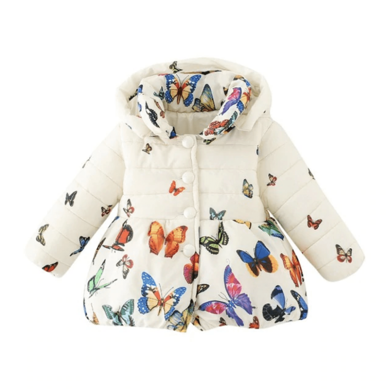 Itty Bitty Butterfly Print Coat Itty Bitty