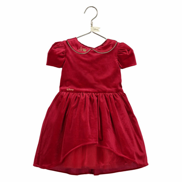 Disney Boutique Snow White Red velvet & tulle dress with bloomers & headband