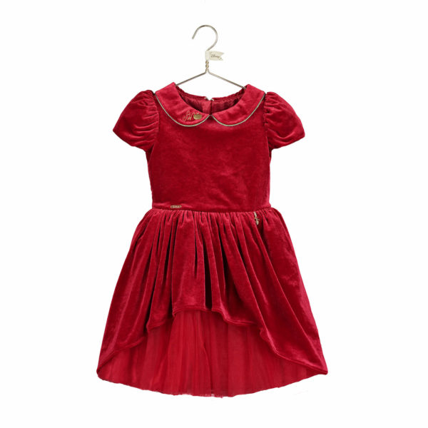 Disney Boutique Snow White Red velvet & tulle dress with bloomers & headband