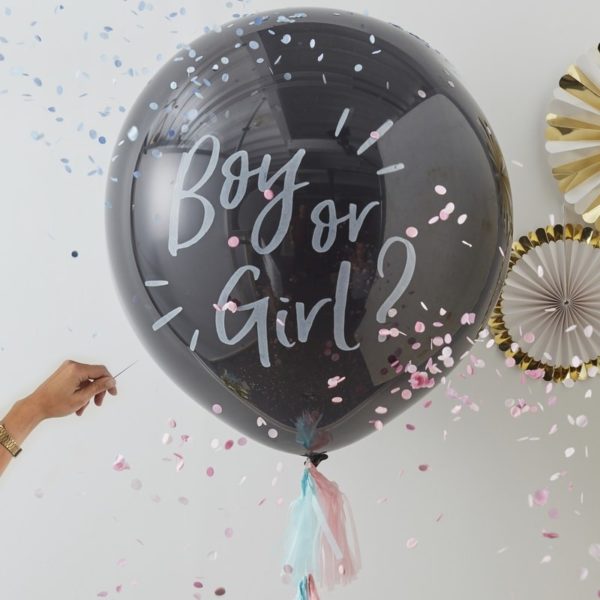 Baby Shower Boy or Girl Gender reveal balloon kit