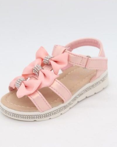 Mia Diamante 3 Pink Bow Sandals