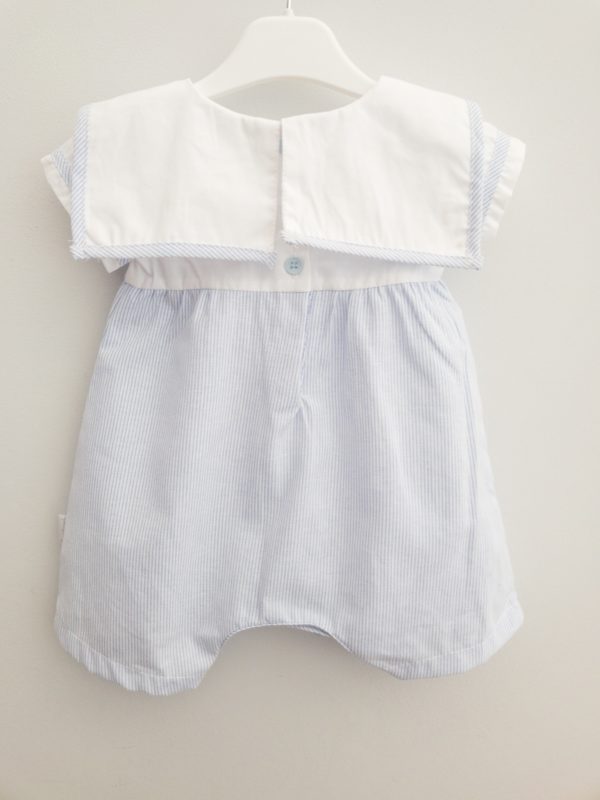 Itty Bitty Sailor Stripe Romper - Image 4