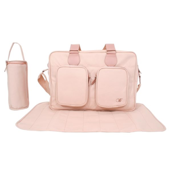 Billie Faiers Rose Gold Blush Deluxe Baby Changing Bag