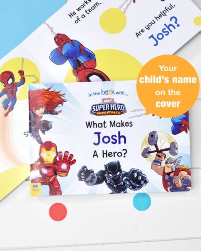 Disney Personalised What Makes Me a Hero Marvel Board Book