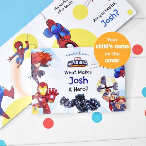 Disney Personalised What Makes Me a Hero Marvel Board Book